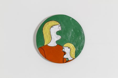 Fabrizio Dusi Classic family ceramica single ragazza madre incomunicabilità