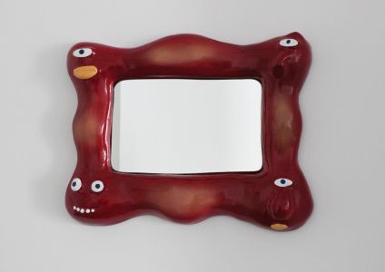 Gianni Cella Cornice Specchiera Specchio vetroresina Fondazione Stelline Allemandi