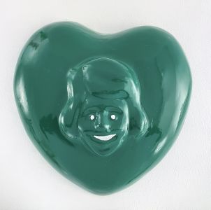 Gianni Cella Icona Verde cuore Nuovi Futuristi