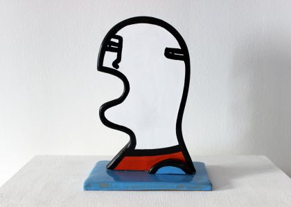 Fabrizio Dusi Single ceramica incomunicabilità no words