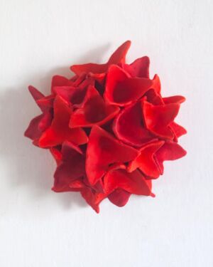 Kazumasa Mizokami Luci della primavera fiori terracotta dipinta Giappone