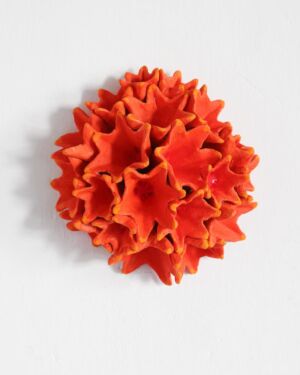 Kazumasa Mizokami Luci della primavera fiori terracotta dipinta Giappone