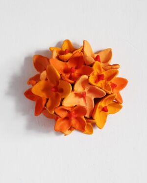 Kazumasa Mizokami Luci della primavera fiori terracotta dipinta Giappone