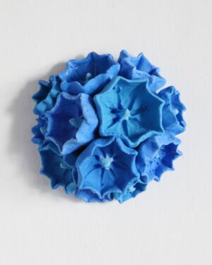 Kazumasa Mizokami Luci della primavera fiori terracotta dipinta Giappone
