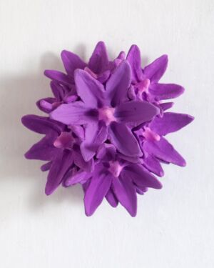 Kazumasa Mizokami Luci della primavera fiori terracotta dipinta Giappone