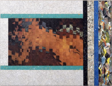 Jiri Kolar Nudo sognante Omaggio a Modigliani disformation collage