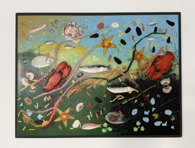 Omar Ronda Genetic fusion Cracking art plastic art