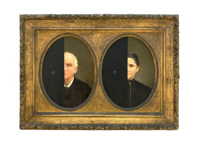 Nicolò Tomaini ritratto di coniugi loading portraits caricamento