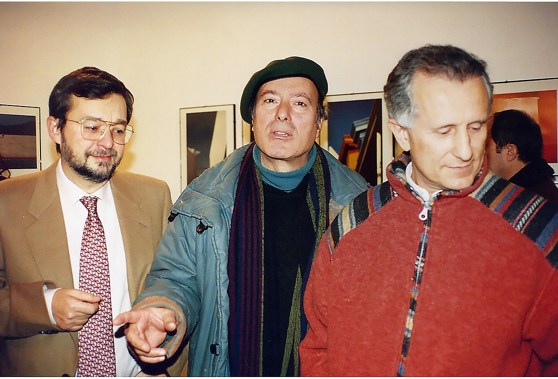 Tino Stefanoni alla Mostra di Franco Fontana