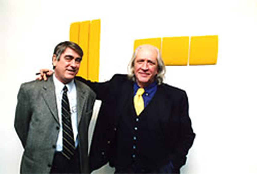 Giorgio Bonomi con Pino Pinelli