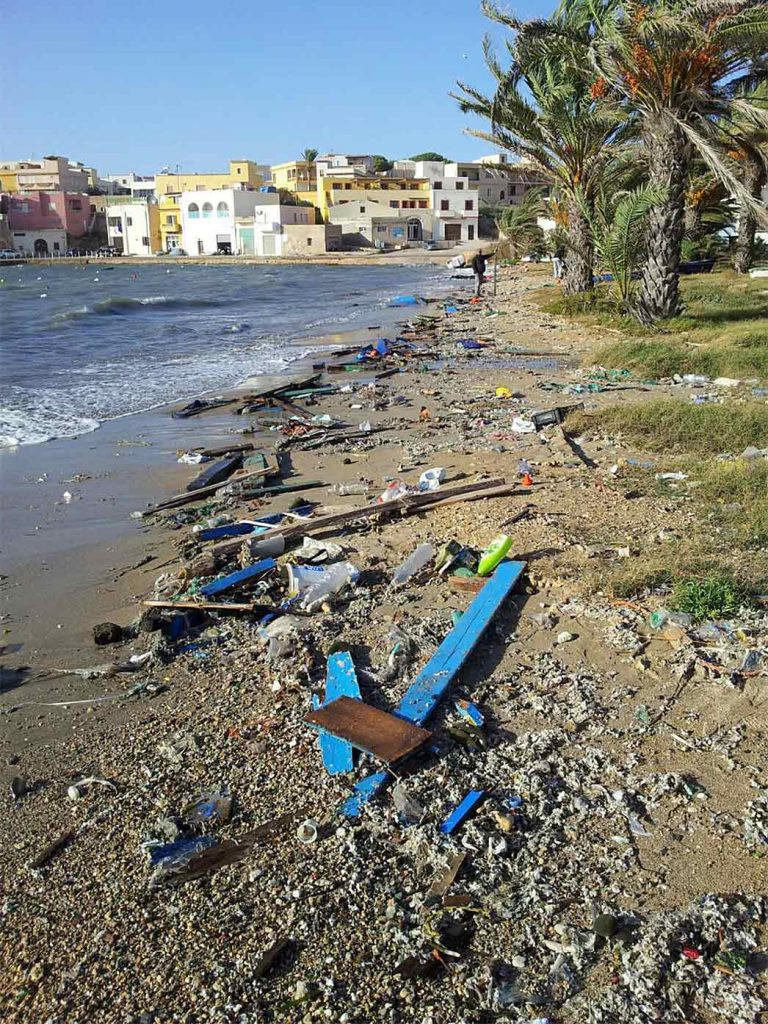 Legno dei Barconi dei Migranti