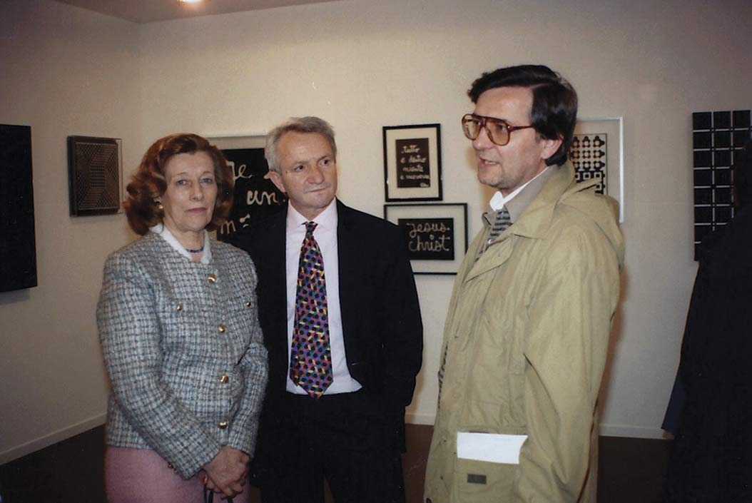 Foto con Adriana Secomandi, Angelo Dozio, Luigi Erba