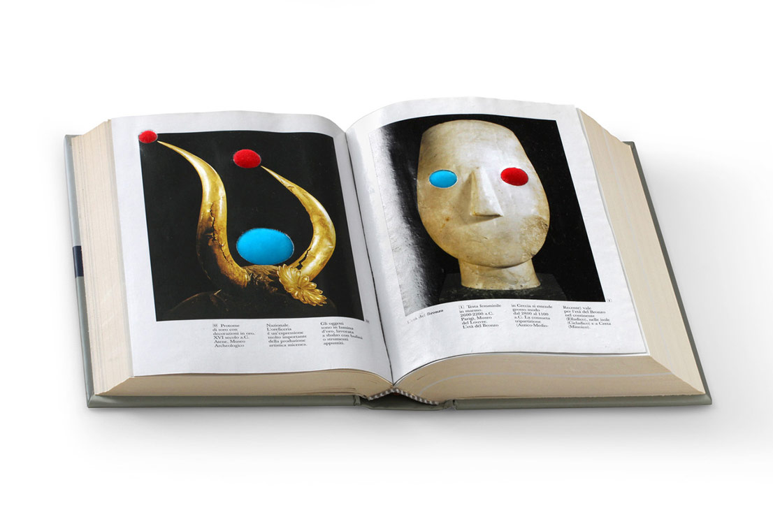 Chimera, Hybrid Greek, 2014/2016, cm 32 x 22, tecnica mista su libro