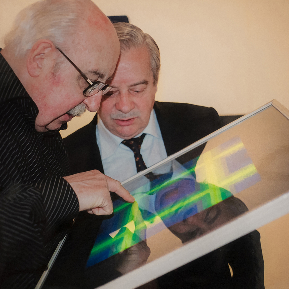 Horacio Garcia Rossi e Mario Melesi (MiArt maggio 2003)