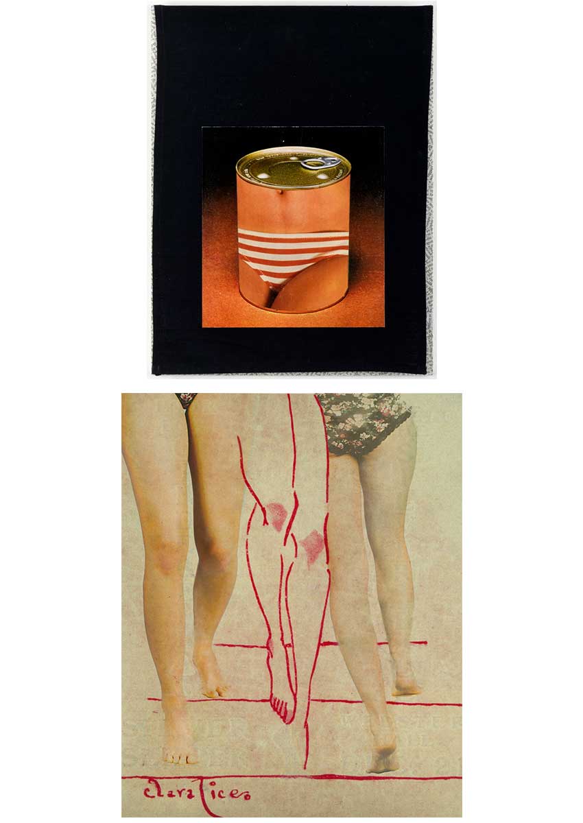 Jiří Kolář — Maggio, 1976 cm 40 x 30 drapeau, intercalage, chiasmage | Piera Biffi — Piera Biffi dialoga con l’artista Clara Tice, (Senza titolo 1915) 2014 cm 62 x 50 stampa digitale es. 1/5